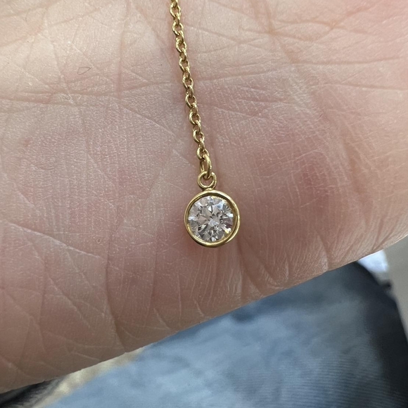 Tiffany & Co. Gold Y By the Yard Necklace - Picture 6 of 11